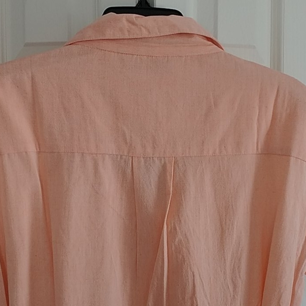 American Rhino Kikoy Cotton Wrap Dress Sz M - Picture 7 of 12